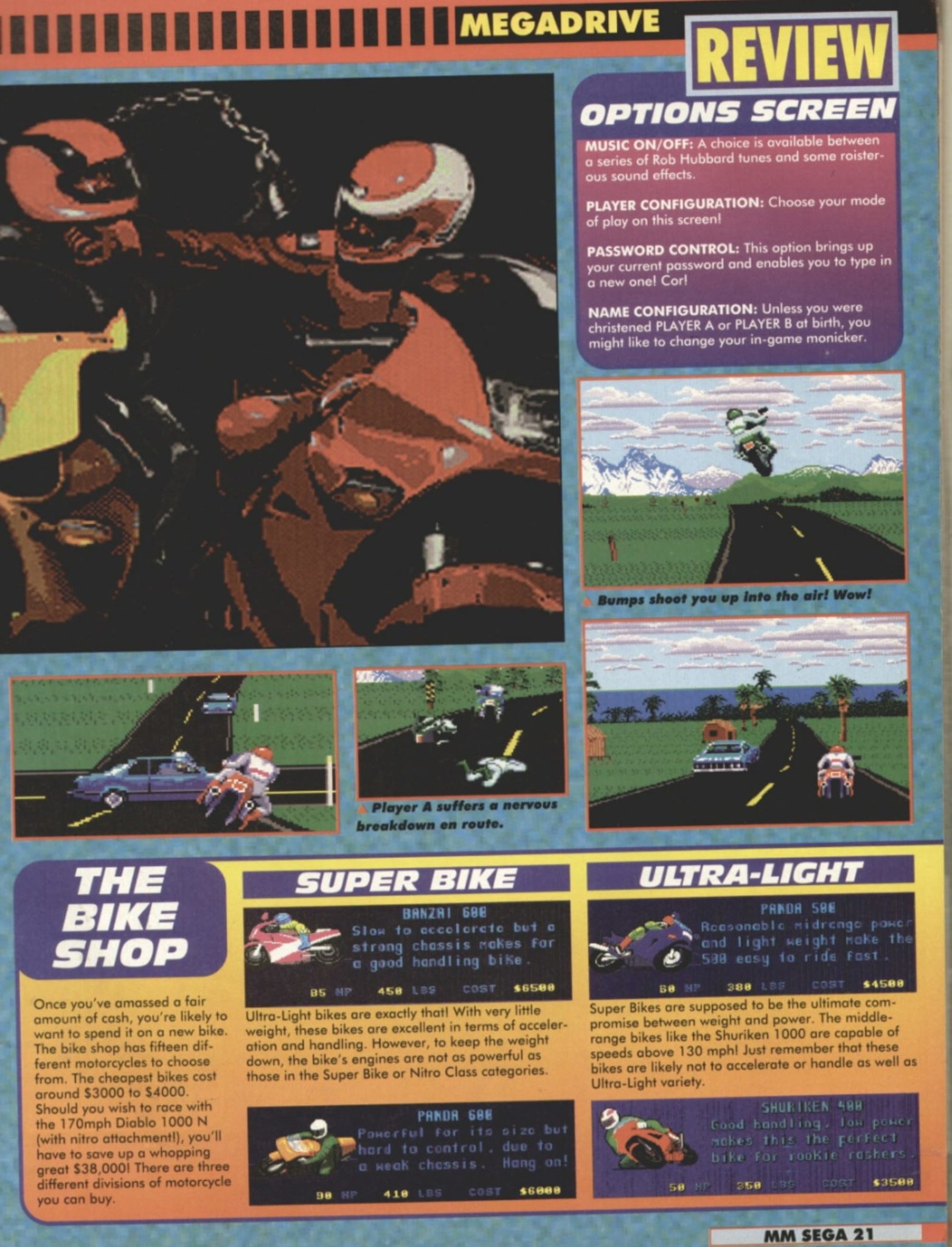 Road rash 2 sega коды